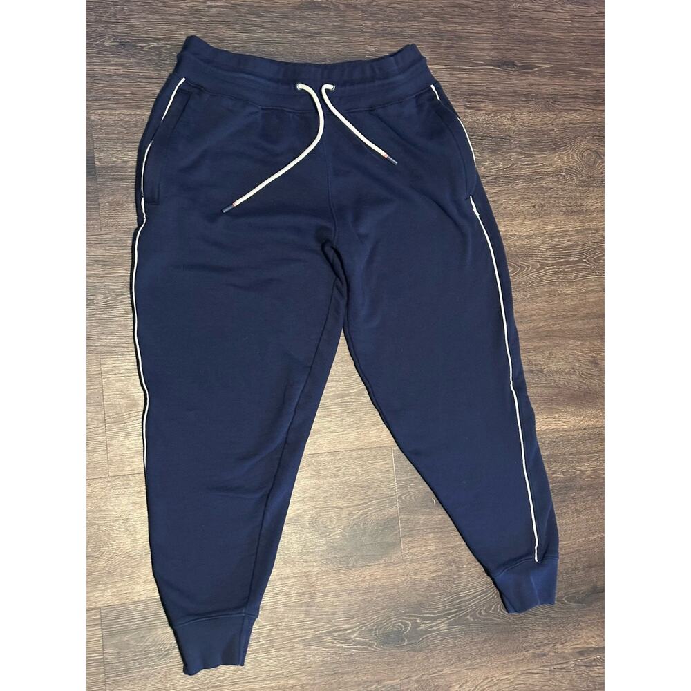 Cotopaxi Jogger Pants 27.5” Men’s Large Navy Blue Organic Cotton Pockets Stretch